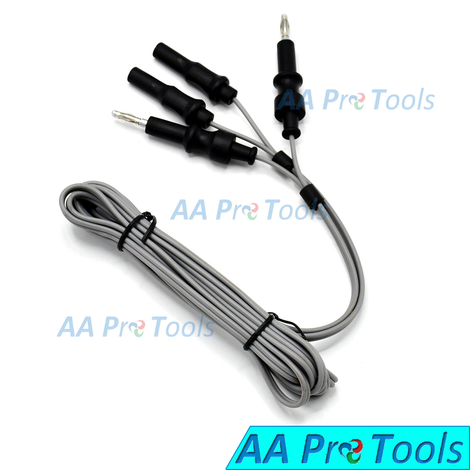 Bipolar-Forceps-Artery-Sealer-95-Reusable-4mm-Pin-Non-Stick-Silicon-Cord-Black-254249245653-2