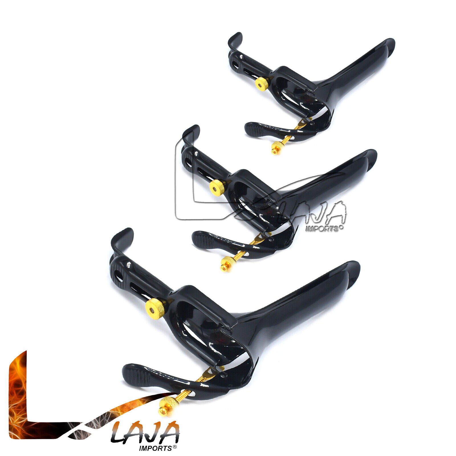 Black-Coated-pederson-Vaginal-Speculum-S-M-L-Gynecology-Surgical-Instruments-274494274693-5