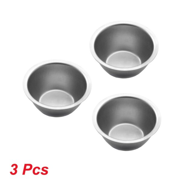 Dental Surgical Implant Lab Small Mixing Stainless Steel Bowl Cup 50X30mm 3 Pcs