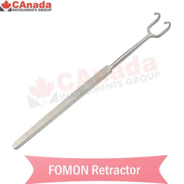 Fomon Retractor Double Prong Ball End ENT