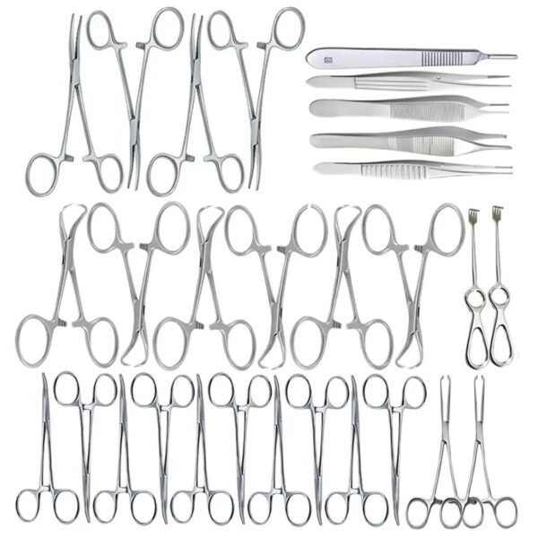 Gastro Intestinal Instruments Set of 36 Pcs Basic Surgical Instruments Set