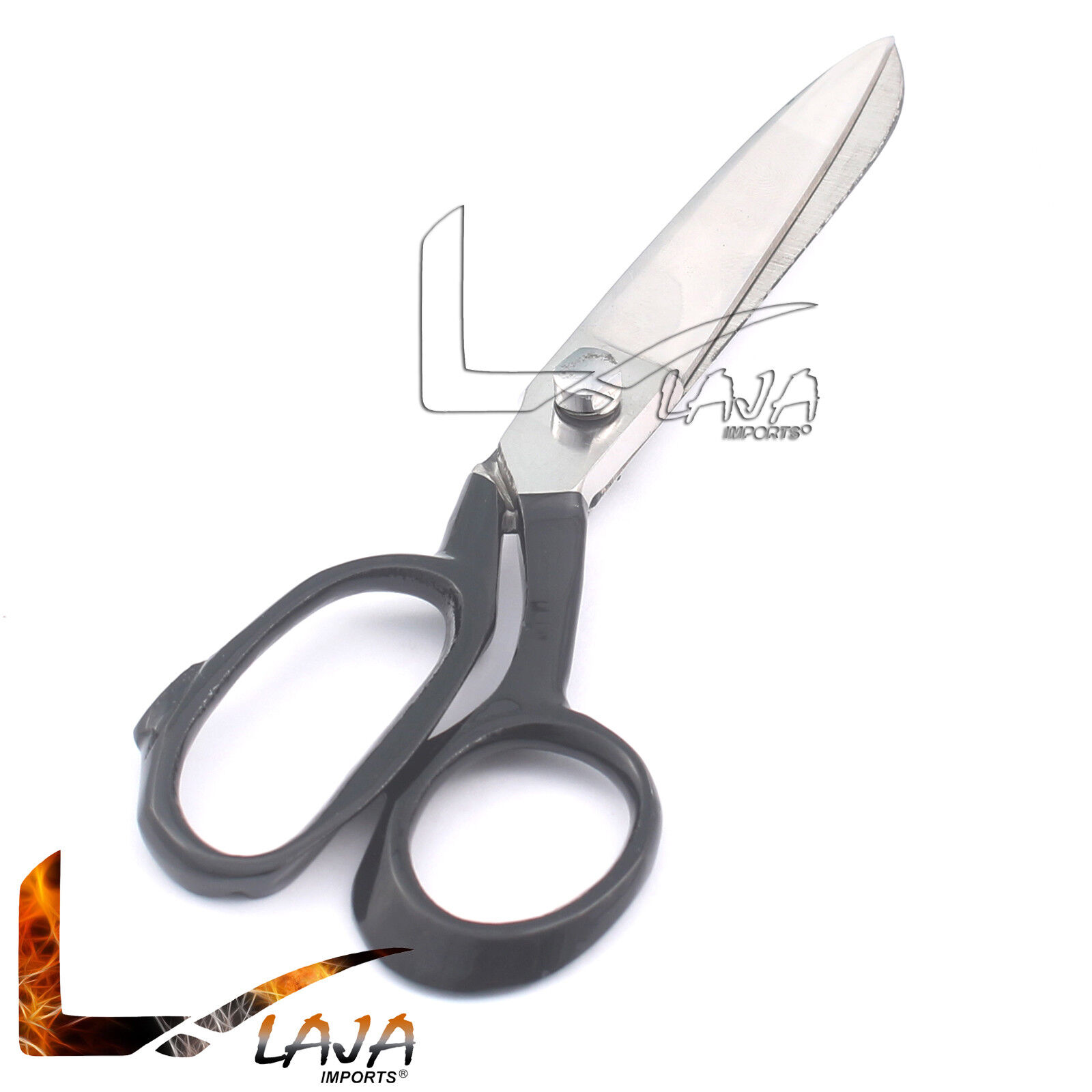 HEAVY-DUTY-10-UPHOLSTERY-TAILORS-SCISSORS-FABRIC-DRESSMAKING-CLOTHING-BLACK-273223293613