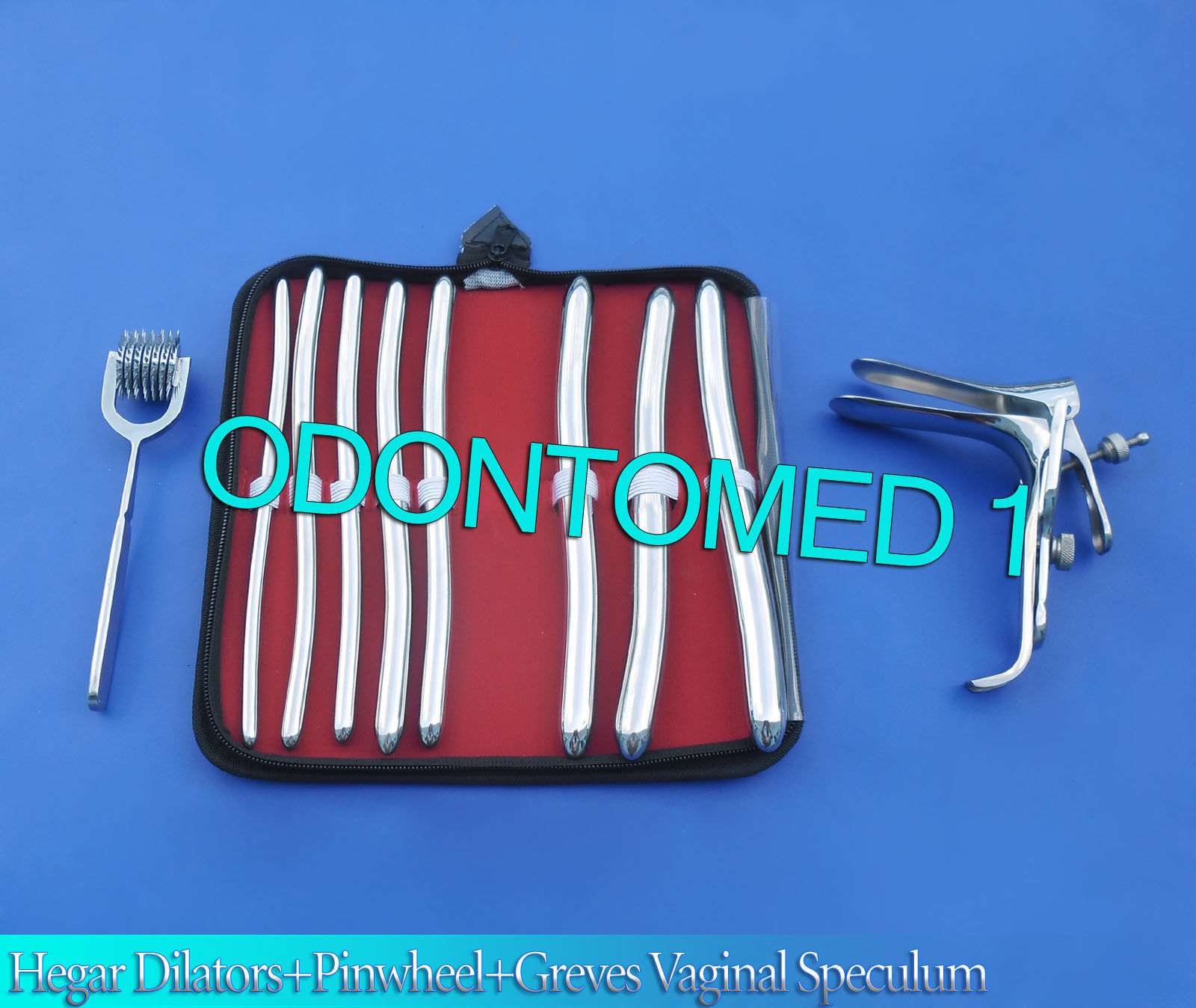 HEGAR-DILATOR-SOUNDS-8-PCS-WARTENBERG-PINWHEEL-7-PRONG-GRAVES-SPECULUM-MEDIUM-121163392323-2