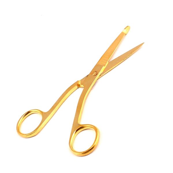 Knowles Bandage Scissors 5.5'' Angled Gold Surgical Instruments