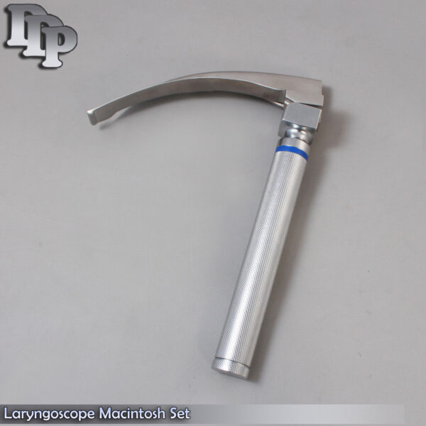 LARYNGOSCOPE SMALL HANDLE AA + MACINTOSH BLADE #3 ENT INTUBATION ANESTHESIA SET