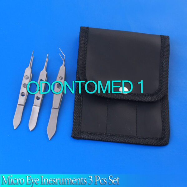 Micro Eye Inesruments 3 Pcs Set with Pouch Good Quality