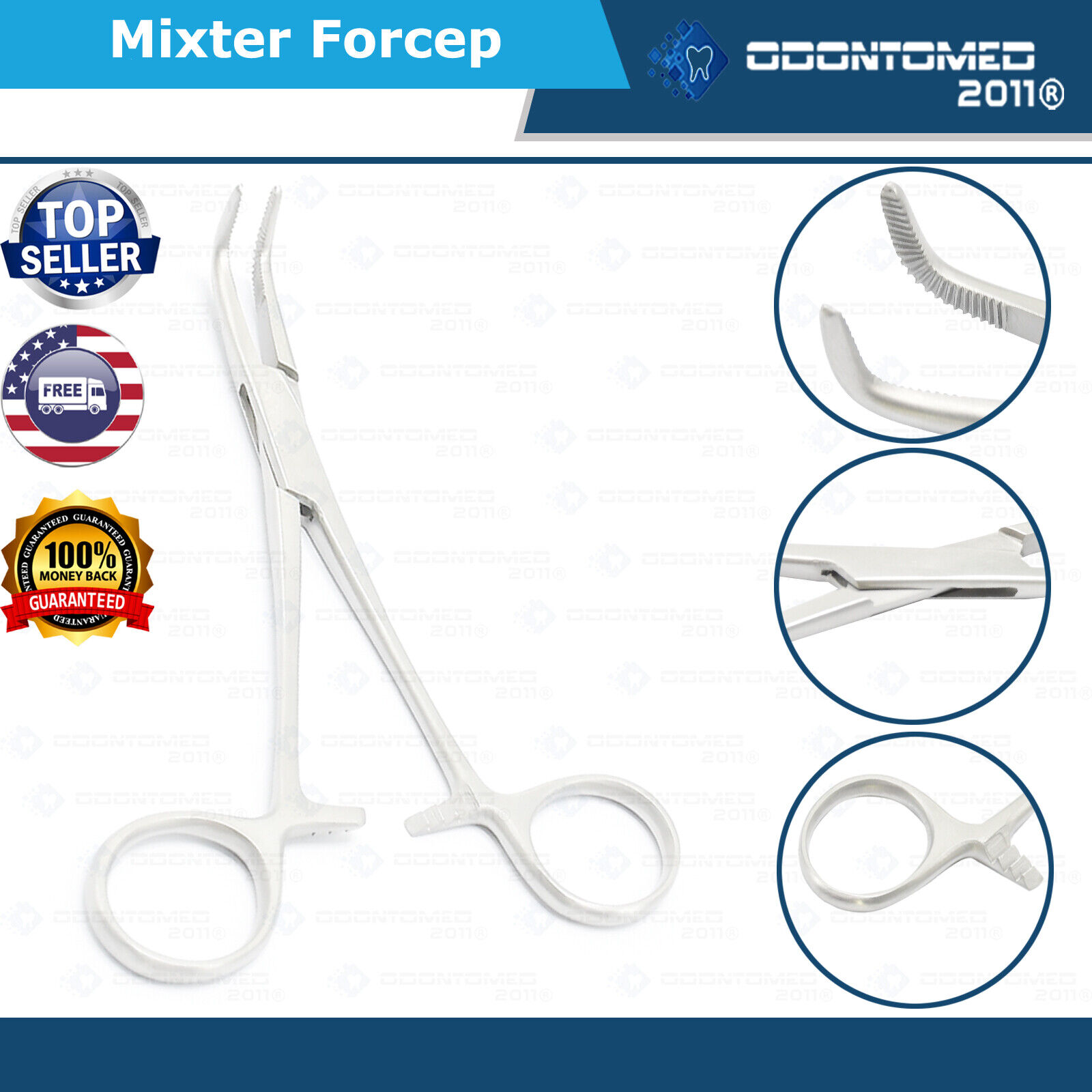Mixter-Forceps-9-Surgical-Medical-Instruments-111089487043