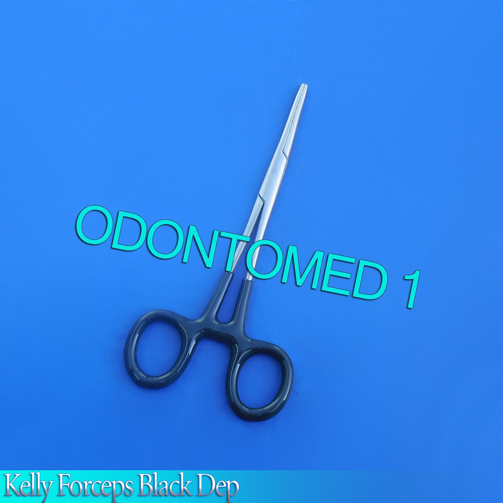 One-Piece-Kelly-forceps-55-Str-Black-Dep-Handle-121223970693