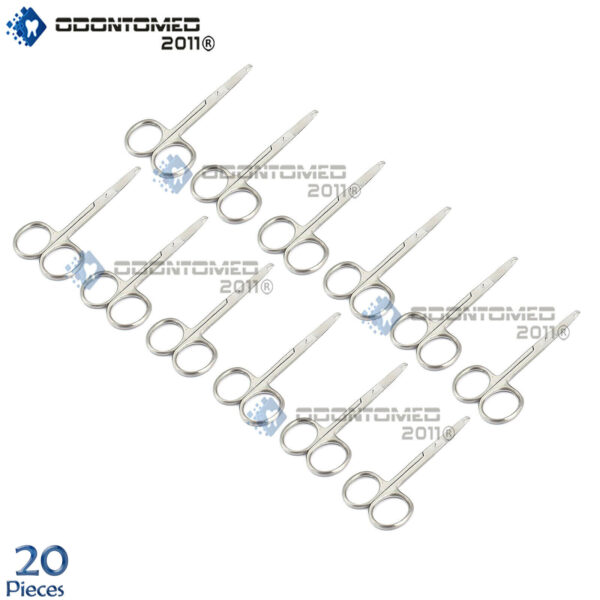 Pack Of 20 Pieces Spencer Stitch Scissors 3.5'' With Suture Removal Hook