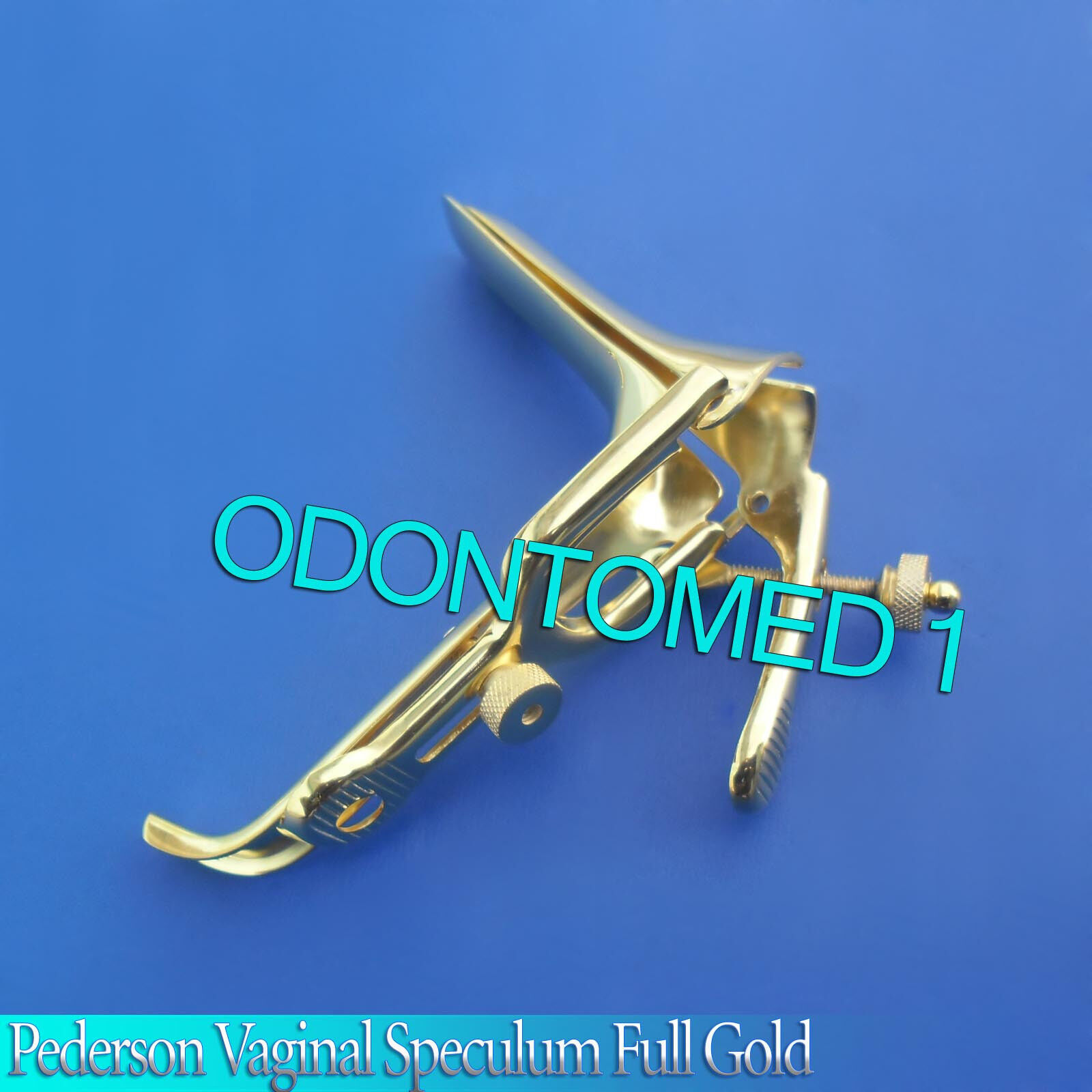 Pederson-Vaginal-Speculum-Full-Gold-Small-OBGynecology-Instruments-121222687403