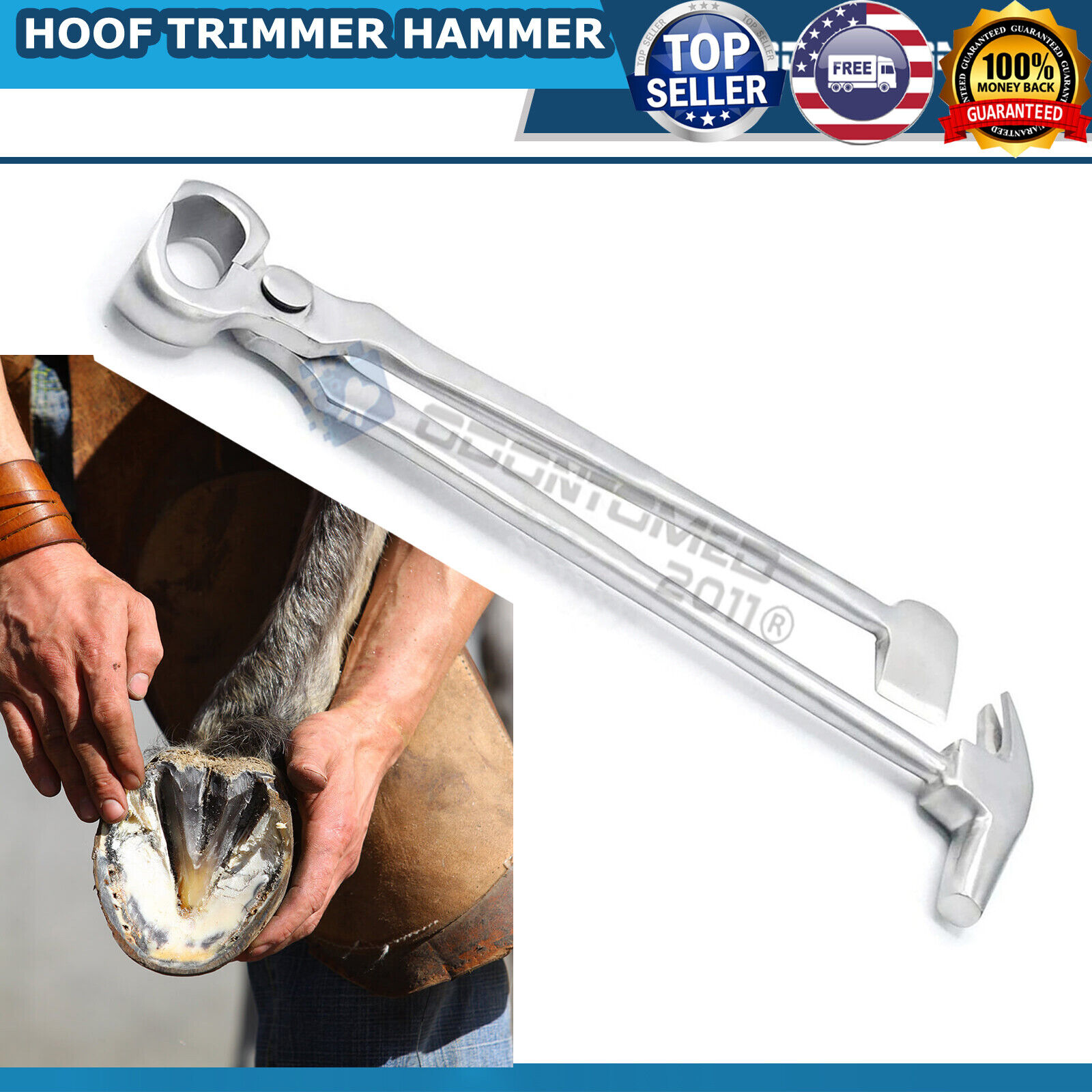 Professional-Horse-Hoof-Nipper-Farrier-Tool-Trimmer-Cutter-HAMMER-GroomingVT-119-125643818383-2