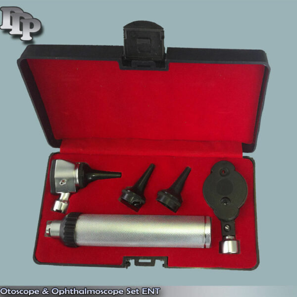 Professional VETSCOPE Veterinary Otoscope Opthalmoscope Led Set Diagnostic KIT
