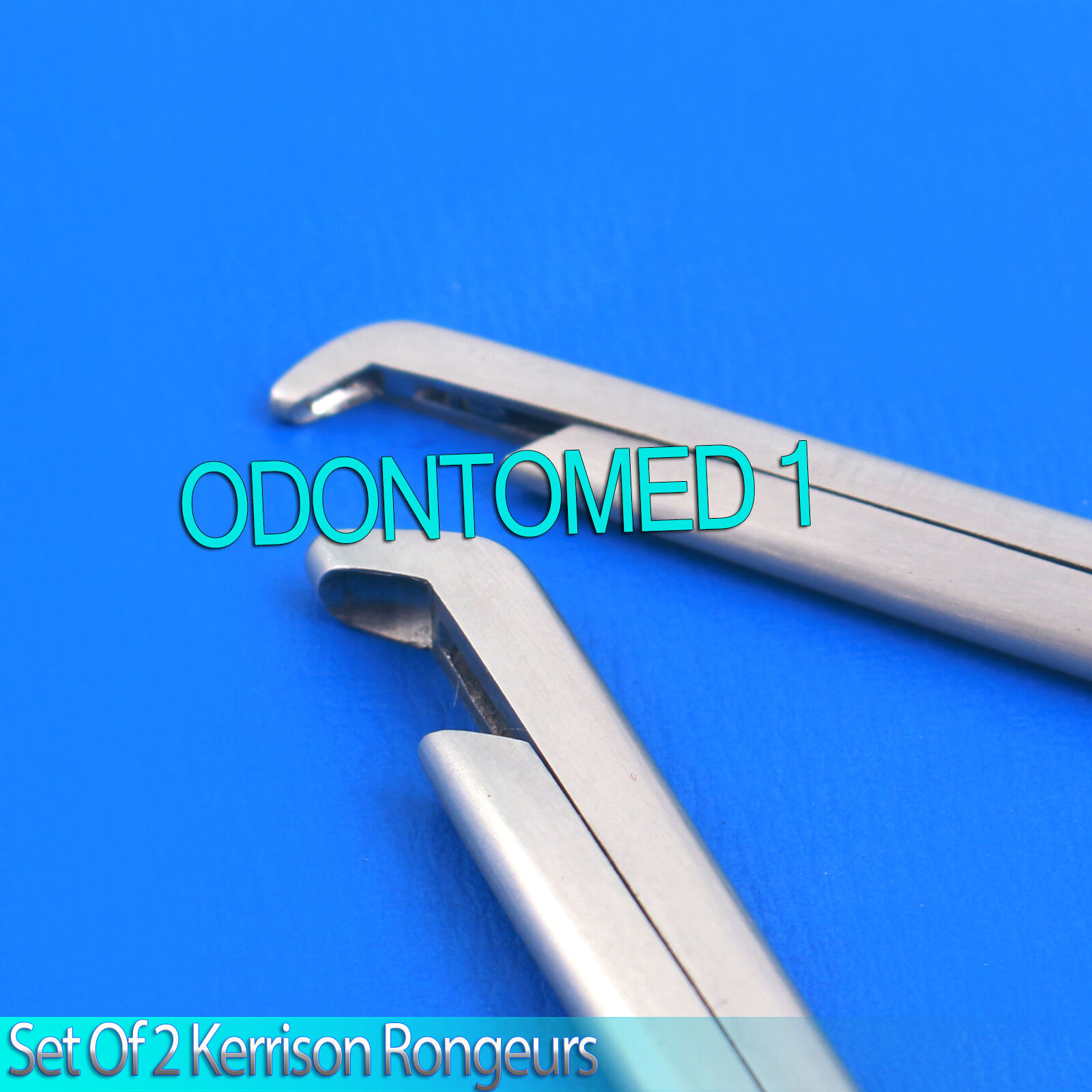 Set-Of-2-Kerrison-Rongeur-7-Shaft-2mm-3mm-45-Up-Bite-Gold-Handle-Orthopedic-112224488843-2