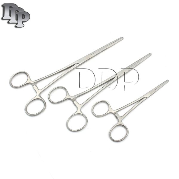 Set Of 3 Rochester Pean Forceps Straight 6''& 7''& 8'' Hemostat Locking Clamp