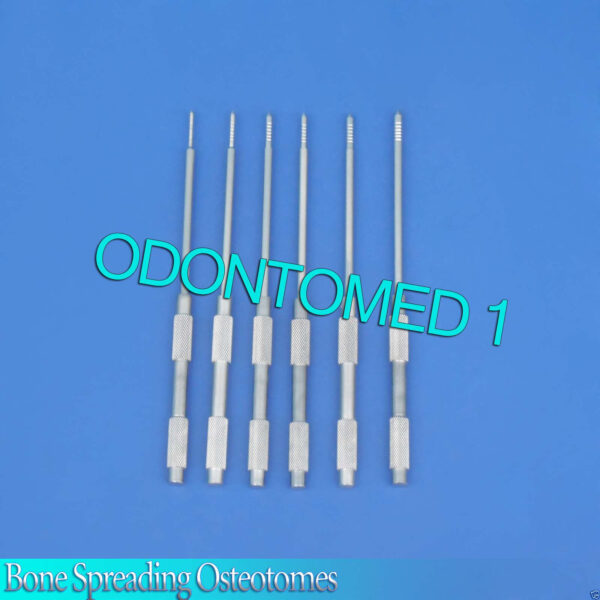 Set of 6 Bone Spreading Osteotomes  Orthopedic Instruments