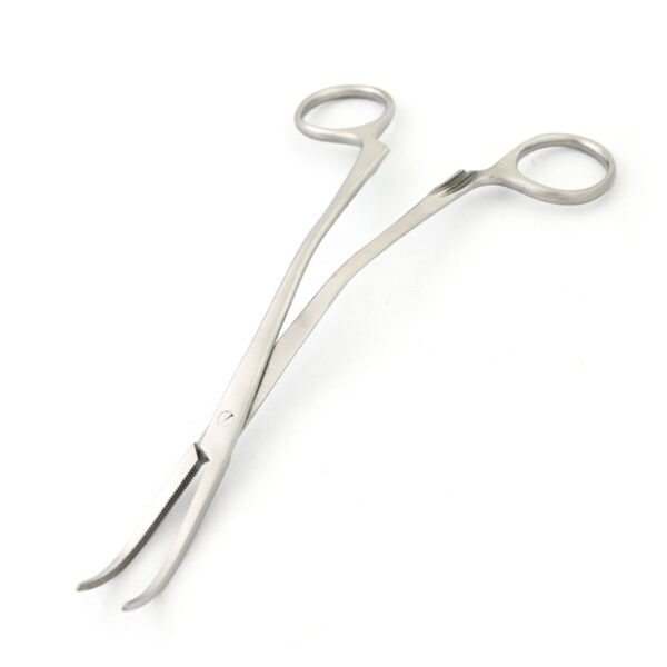 Tonsil Artery Forceps, Curved Jaws and Angled Shaft, Screw Joint, 19cm DS-1790