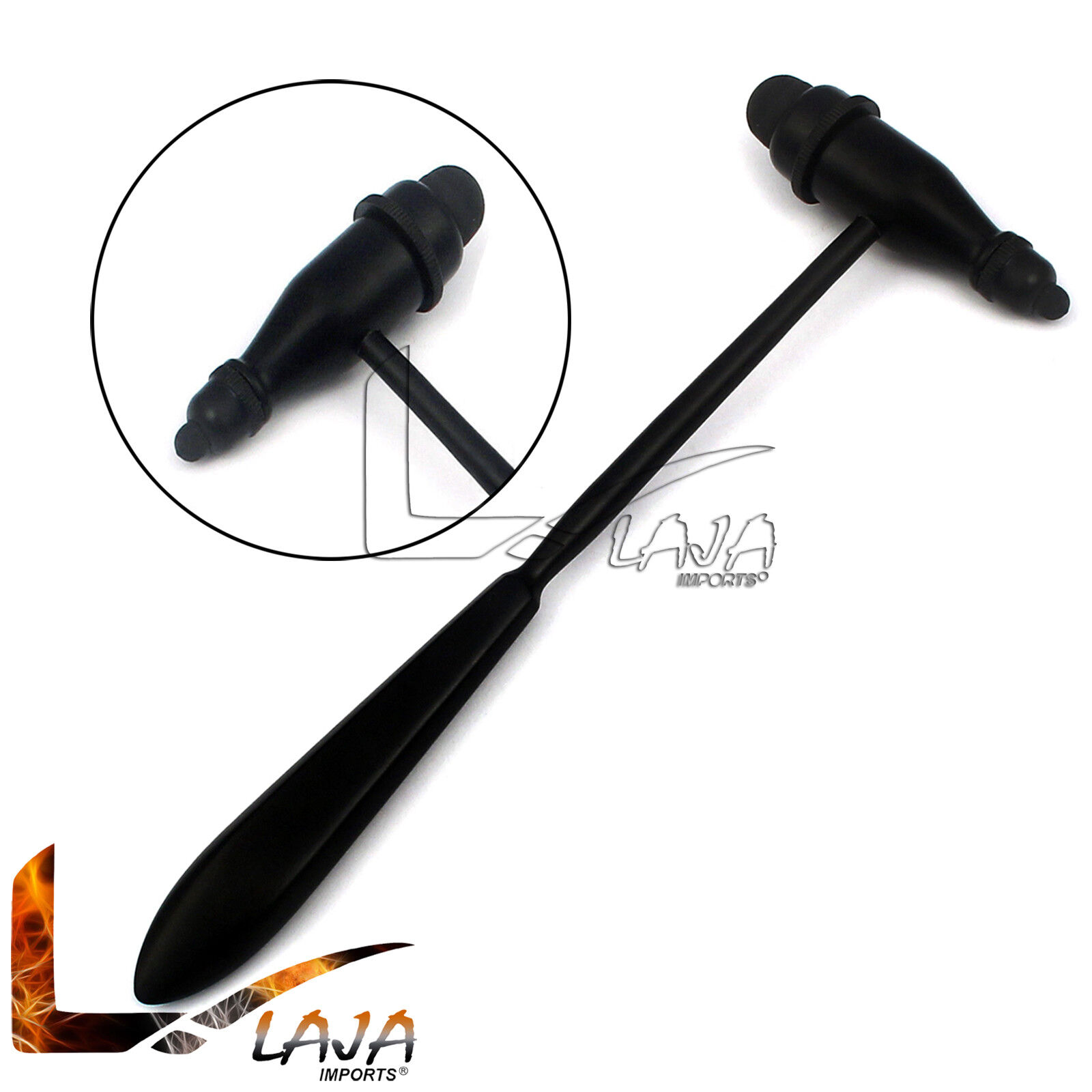 Troemner-Percussion-Hammer-Full-Black-Color-Reflex-Hammer-New-273556002703