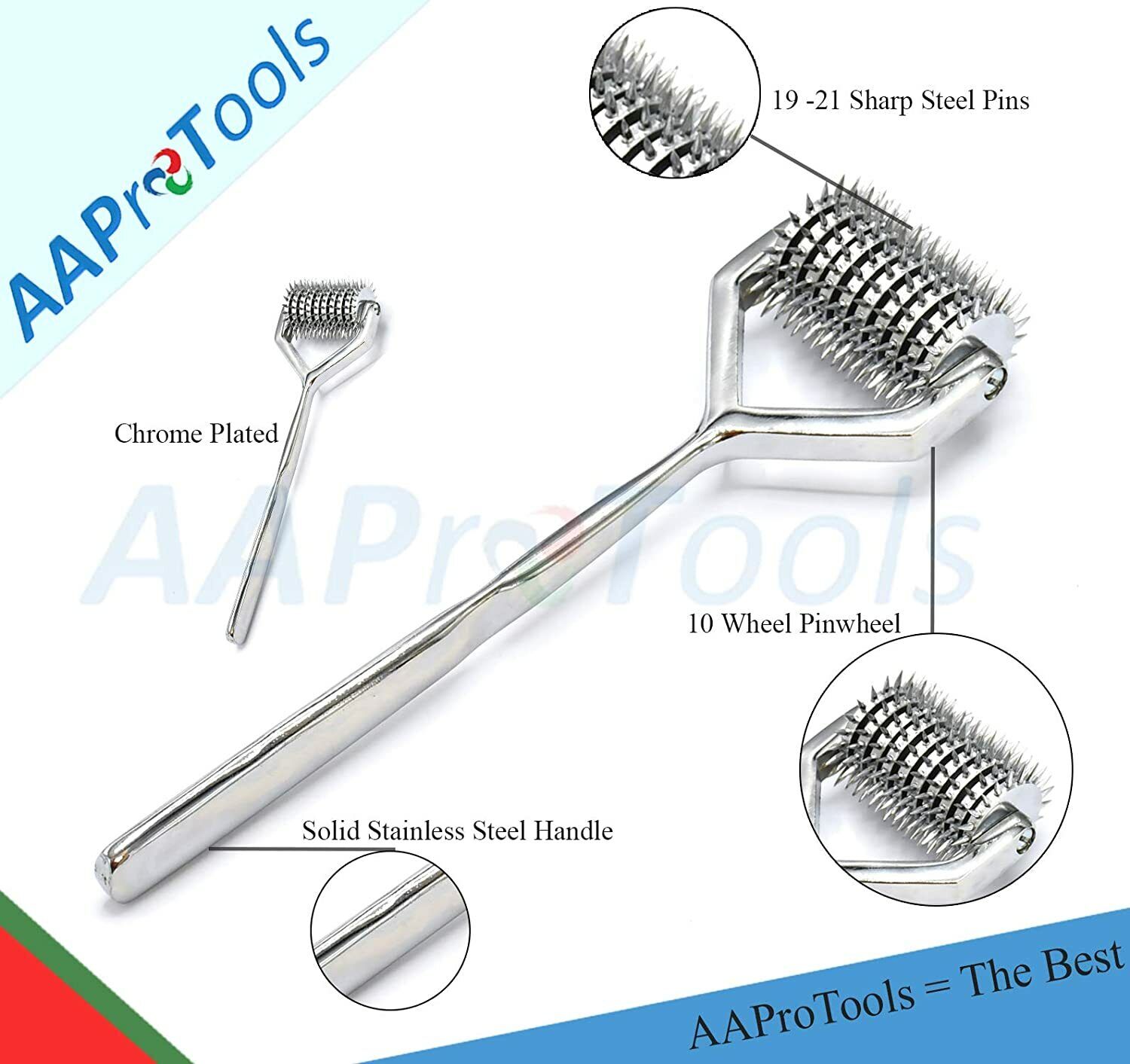 WARTENBERG-Sensory-Pinwheel-PIN-Wheel-10-Head-Diagnostic-NEUROLOGICAL-Instrument-255002546793