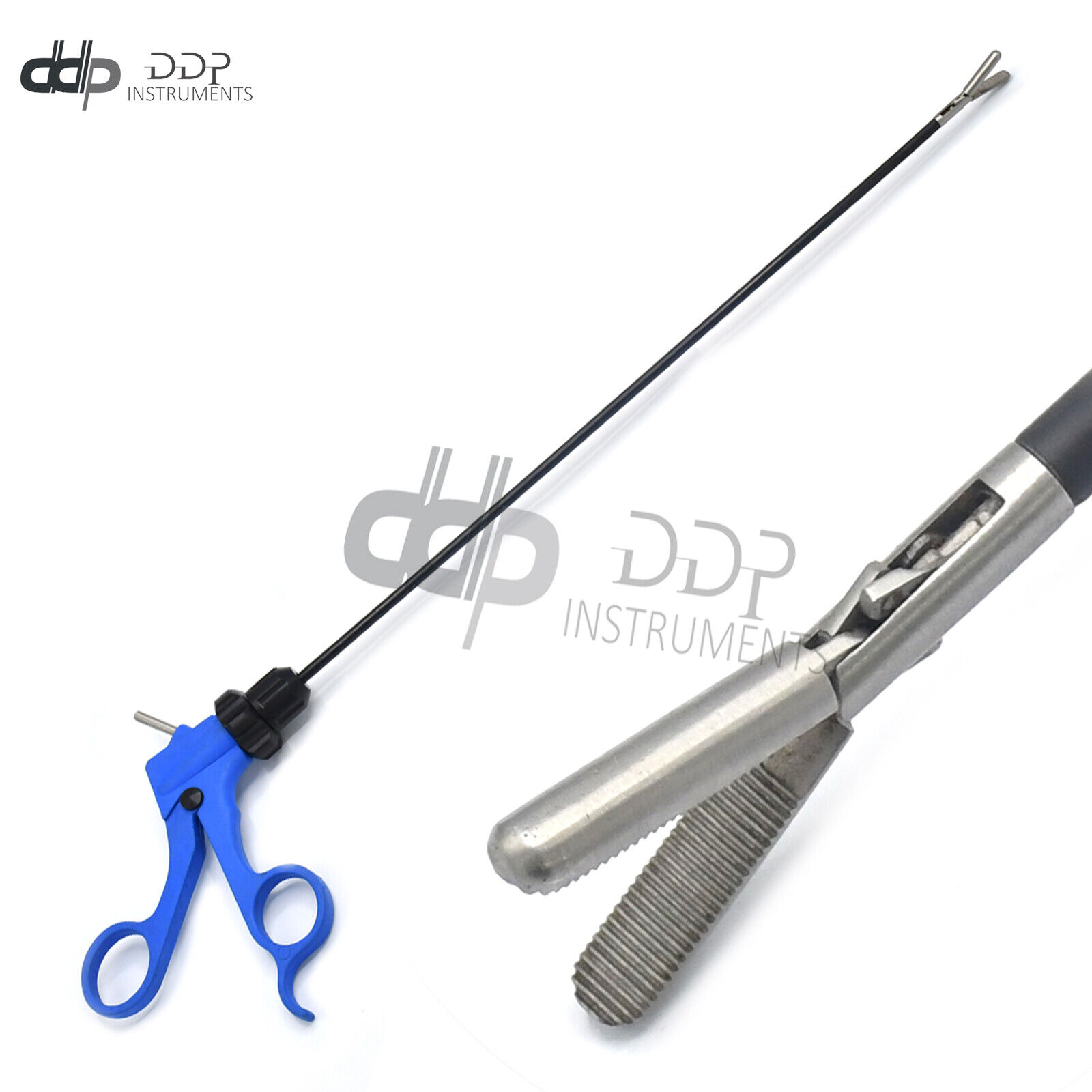 1-Pc-Grasping-Forceps-48mm-x-15mm-W-Serrated-Blue-Pastic-Handle-LP-057-373206314124