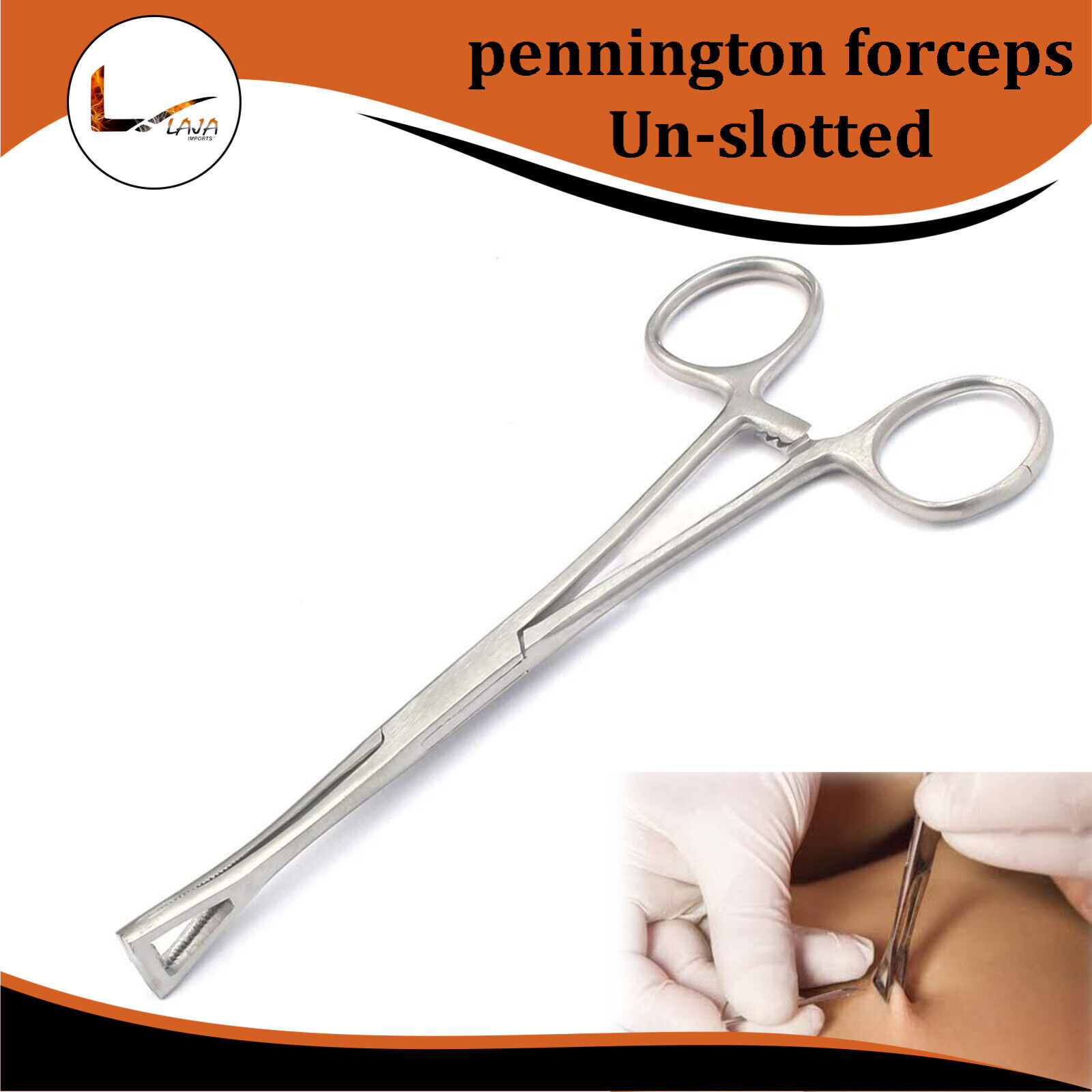 1-Pennington-Forceps-6-Body-Piercing-Instruments-Stainless-Steel-274835197464-4