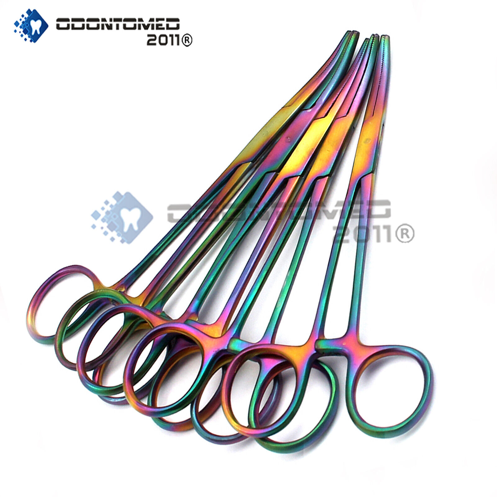 10-Assorted-Kelly-Locking-Hemostat-Forceps-55-Str-Cvd-Multi-Color-Rainbow-134297273264-2