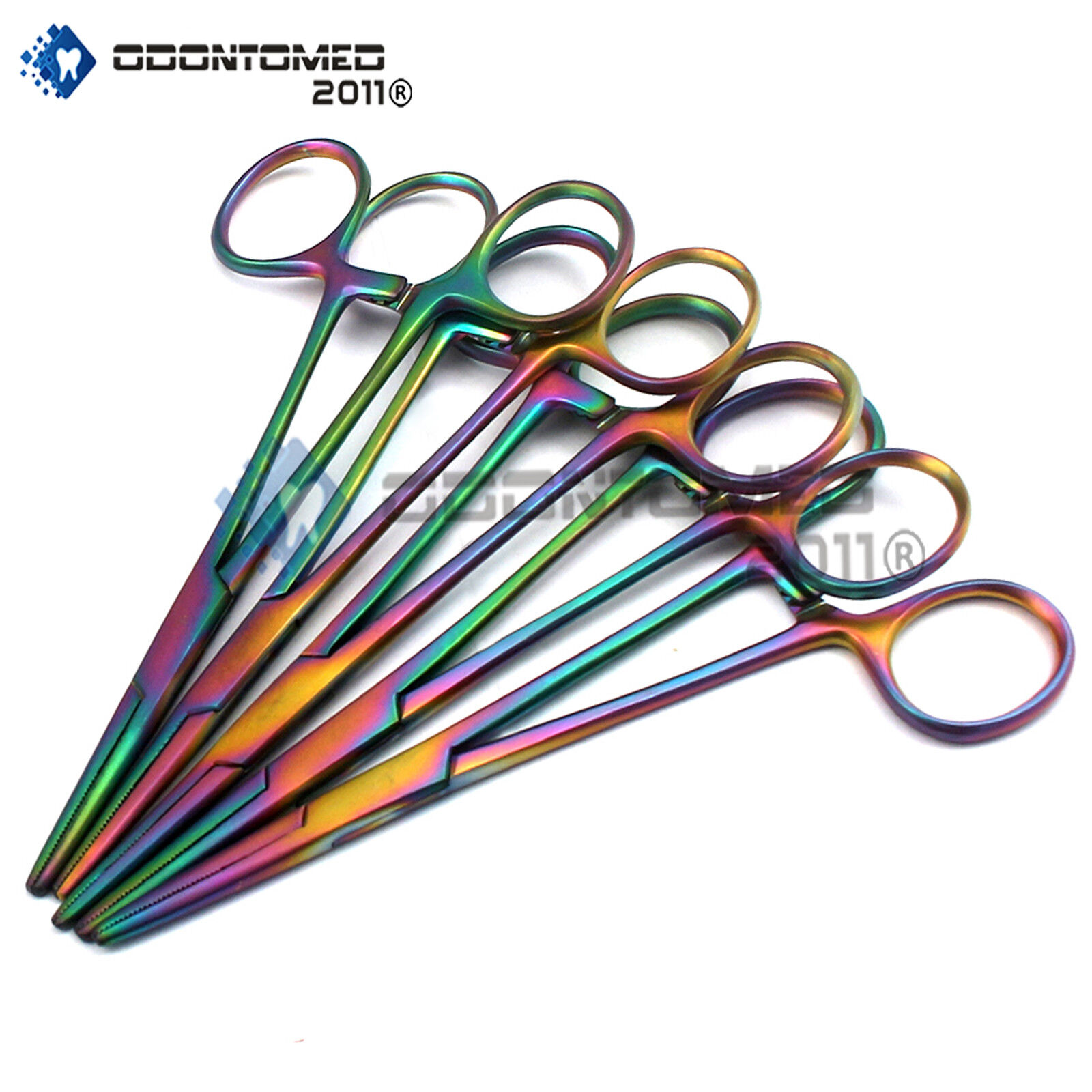 10-Assorted-Kelly-Locking-Hemostat-Forceps-55-Str-Cvd-Multi-Color-Rainbow-134297273264-3