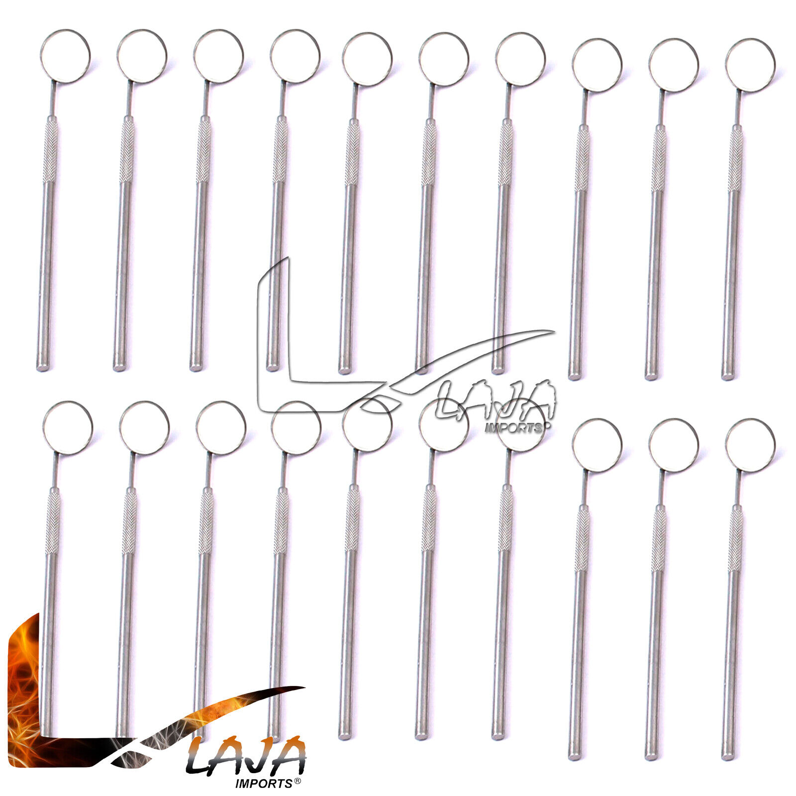 100-Dental-Mirrors-5-With-Handle-Stainless-Steel-Surgical-Dental-Instruments-273283207444