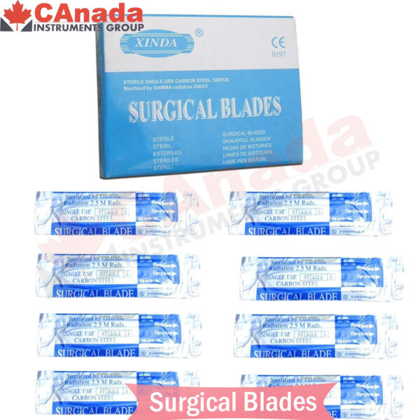 100 PCS Surgical Scalpel Blades #15 Dental Medical Surgical Instruments