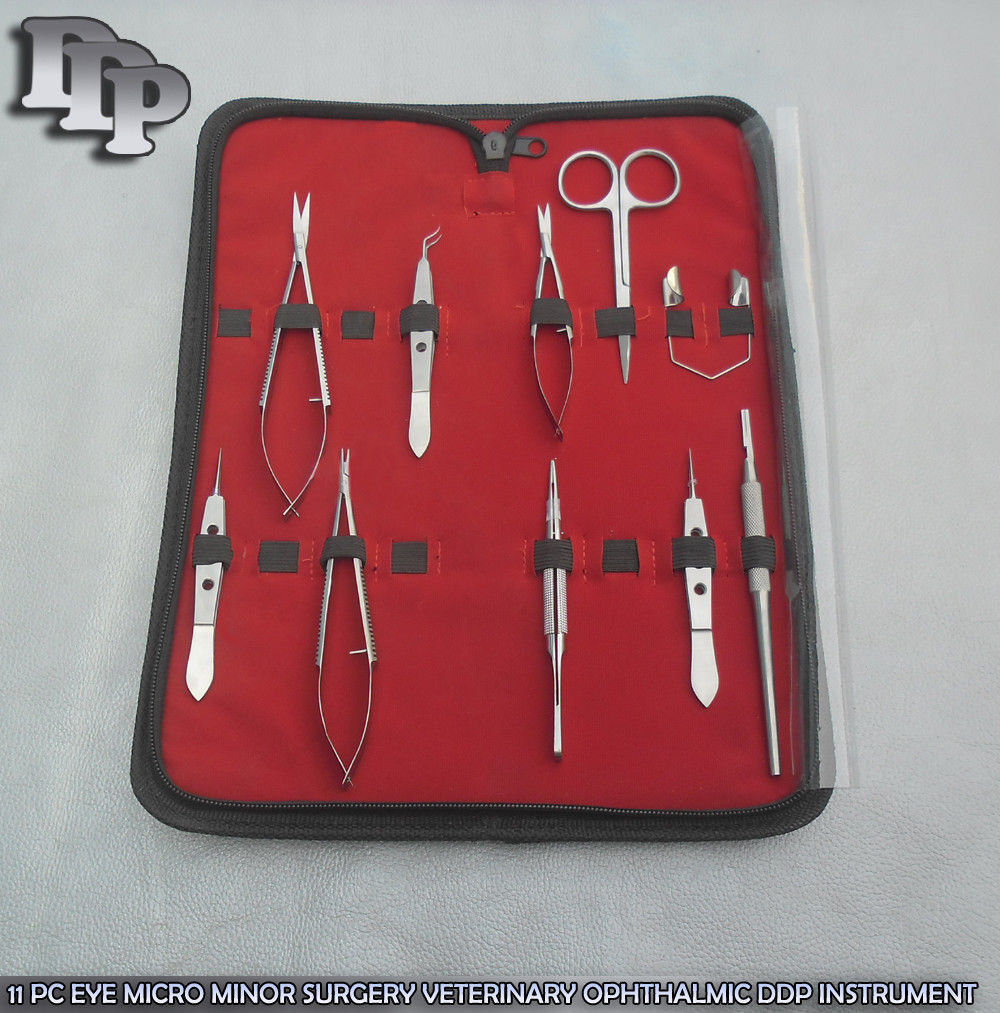 11-PC-EYE-MICRO-MINOR-SURGERY-VETERINARY-OPHTHALMIC-DDP-INSTRUMENTS-111269248784-2