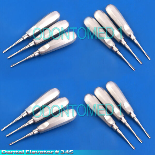 12 Pieces Dental Elevator #34s Surgical Medical Instrumnets