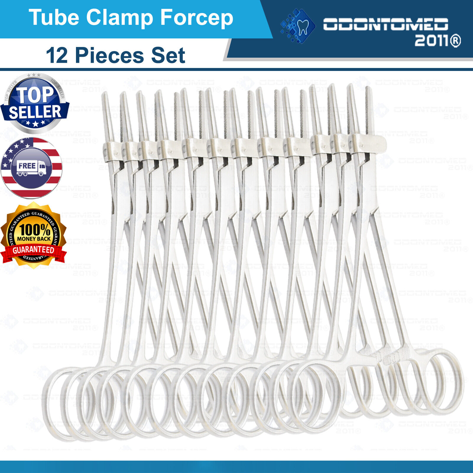 12-TUBE-Occluding-Clamp-Forceps-with-Guard-725-Surgical-Instruments-111081303404