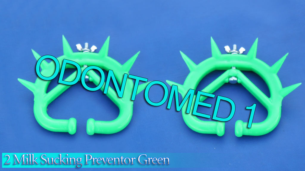 2-Milk-Sucking-Preventor-Veterinary-Instruments-Green-Color-125578186764