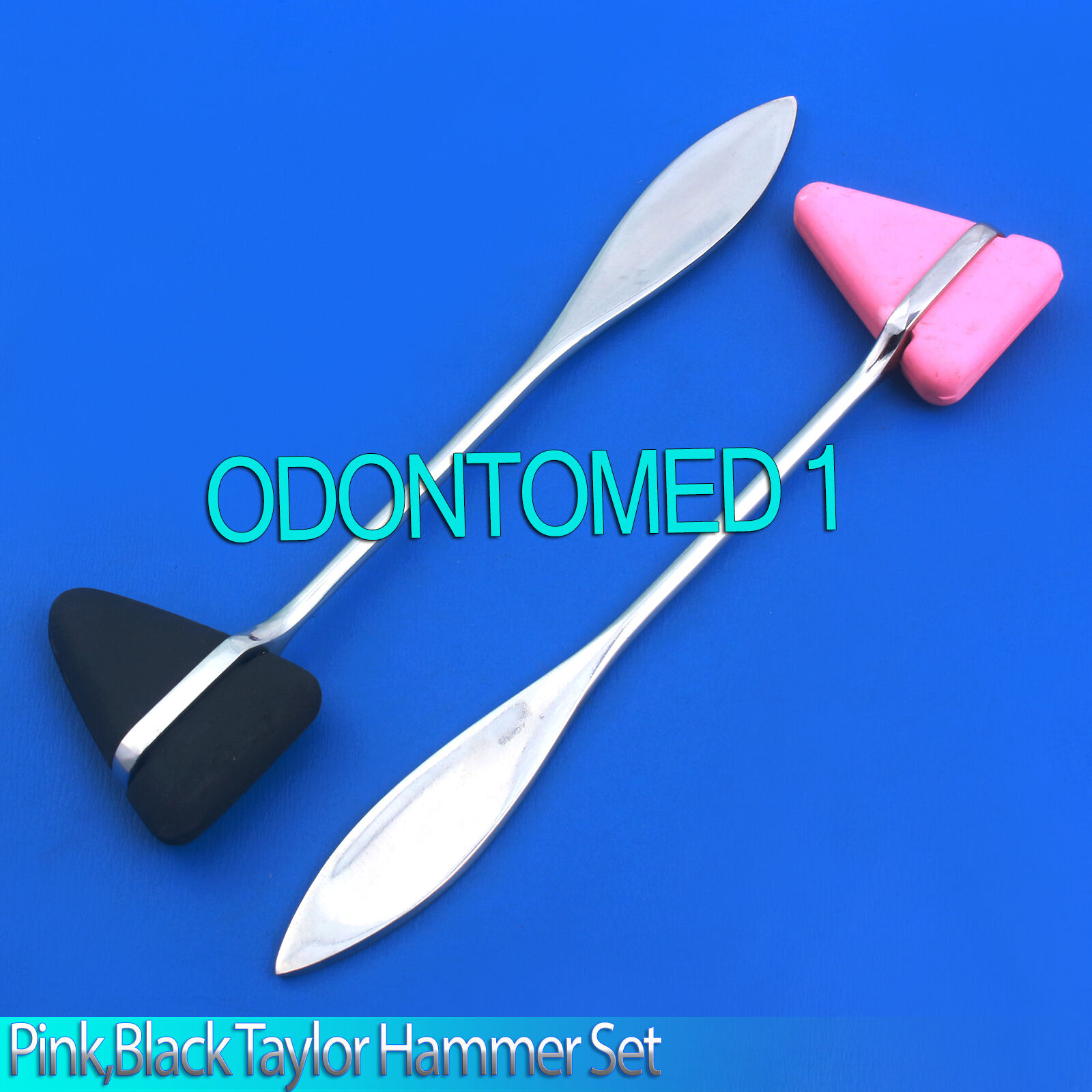 2-Pieces-Set-PinkBlack-Taylor-Percussion-Reflex-Hammer-Medical-Instruments-112291089144-2