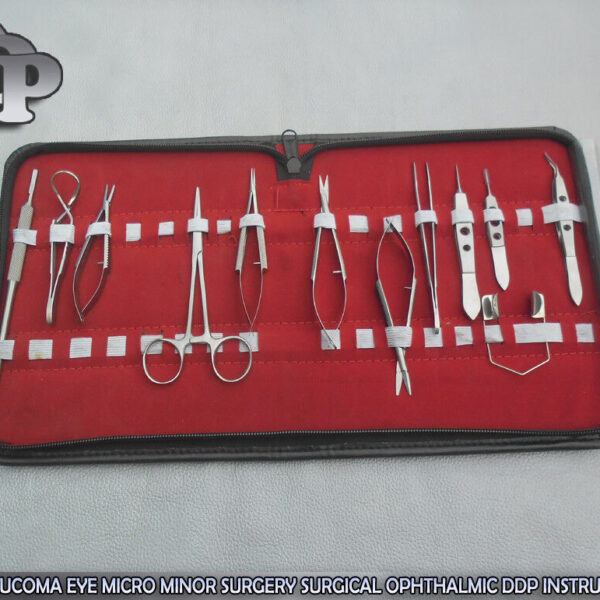 23 PC GLAUCOMA EYE MICRO MINOR SURGERY SURGICAL OPHTHALMIC INSTRUMENTS