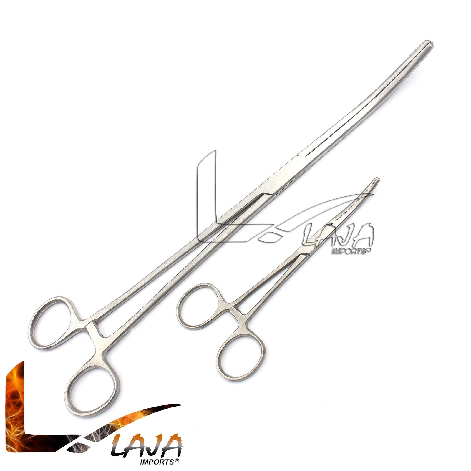 2pc-Fishing-Set-6-12-Curved-Hemostat-Forceps-Locking-Clamps-Stainless-273559092024-2