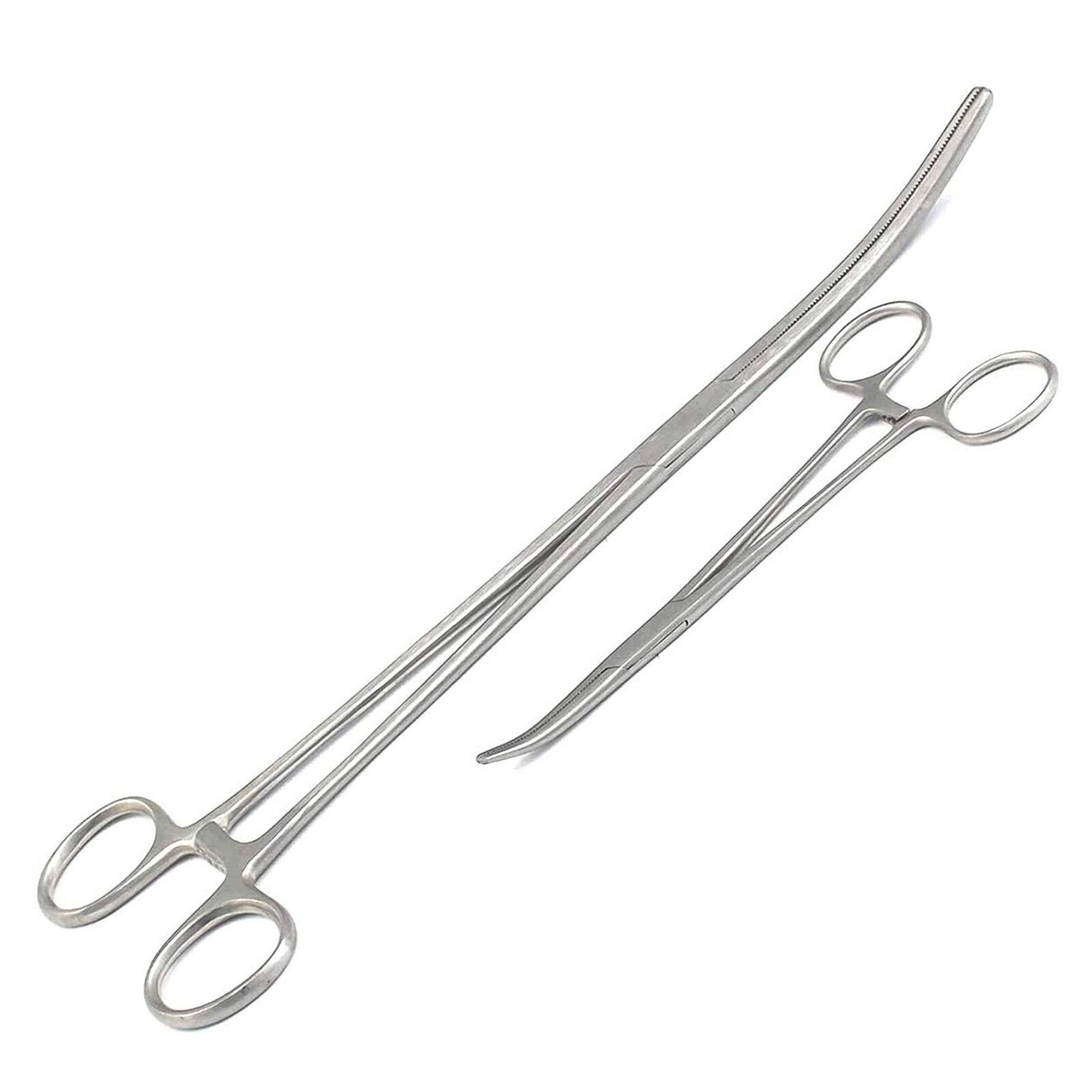 2pc-Fishing-Set-6-12-Curved-Hemostat-Forceps-Locking-Clamps-Stainless-273559092024