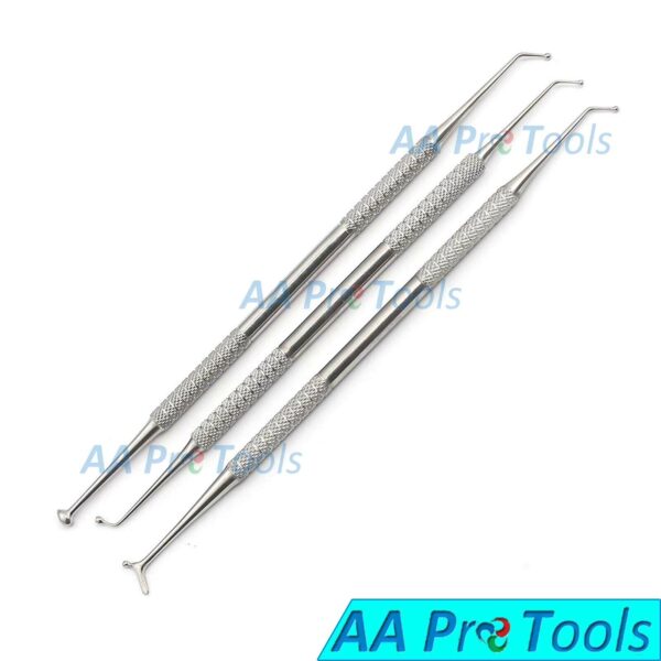 3 Pieces Dental Ball Burnisher 27/34, 27/29, 1 Amalgam Composite Amalgam Filling