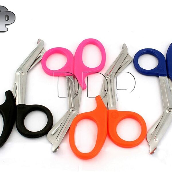 4 PARAMEDIC UTILITY BANDAGE TRAUMA EMT EMS SHEARS SCISSORS 5.5''&-BLUE-OR-PNK-BLK