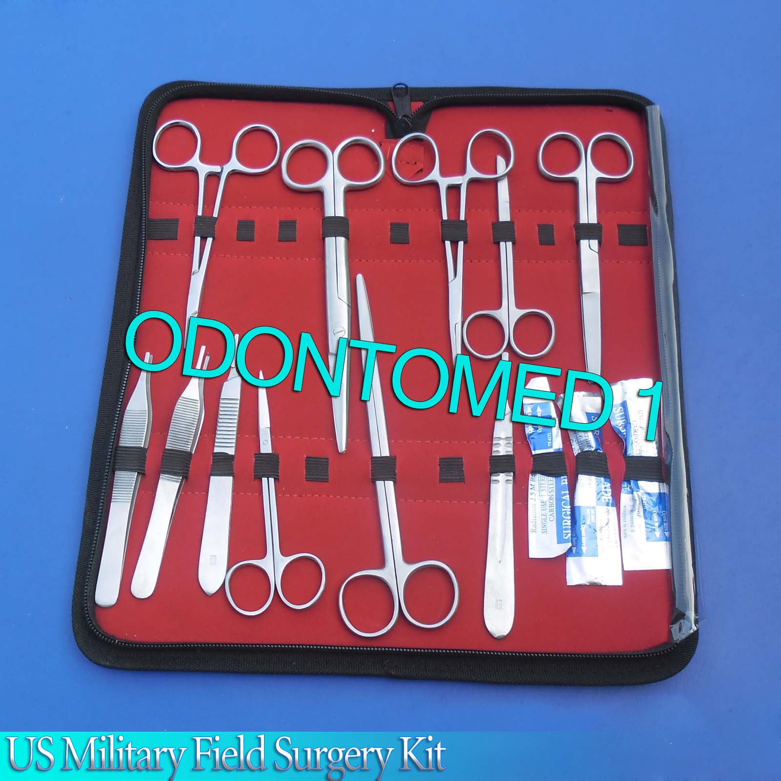 41-PC-OR-GRADE-US-MILITARY-FIELD-MINOR-SURGERY-SURGICAL-INSTRUMENTS-KIT-111264306294