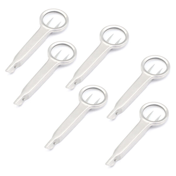 6 Magnifying Tweezers Forceps W/Magnifying Glass 3.50?MS Surgical Instruments