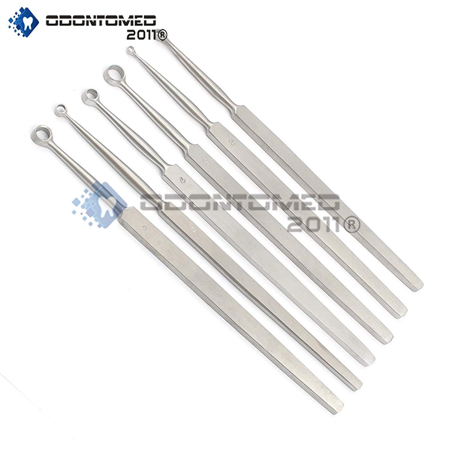 6-Pcs-Fox-Dermal-Curettes-Dermatology-1mm-6mm-Ent-Surgical-MedicaI-Instruments-112342609354-2