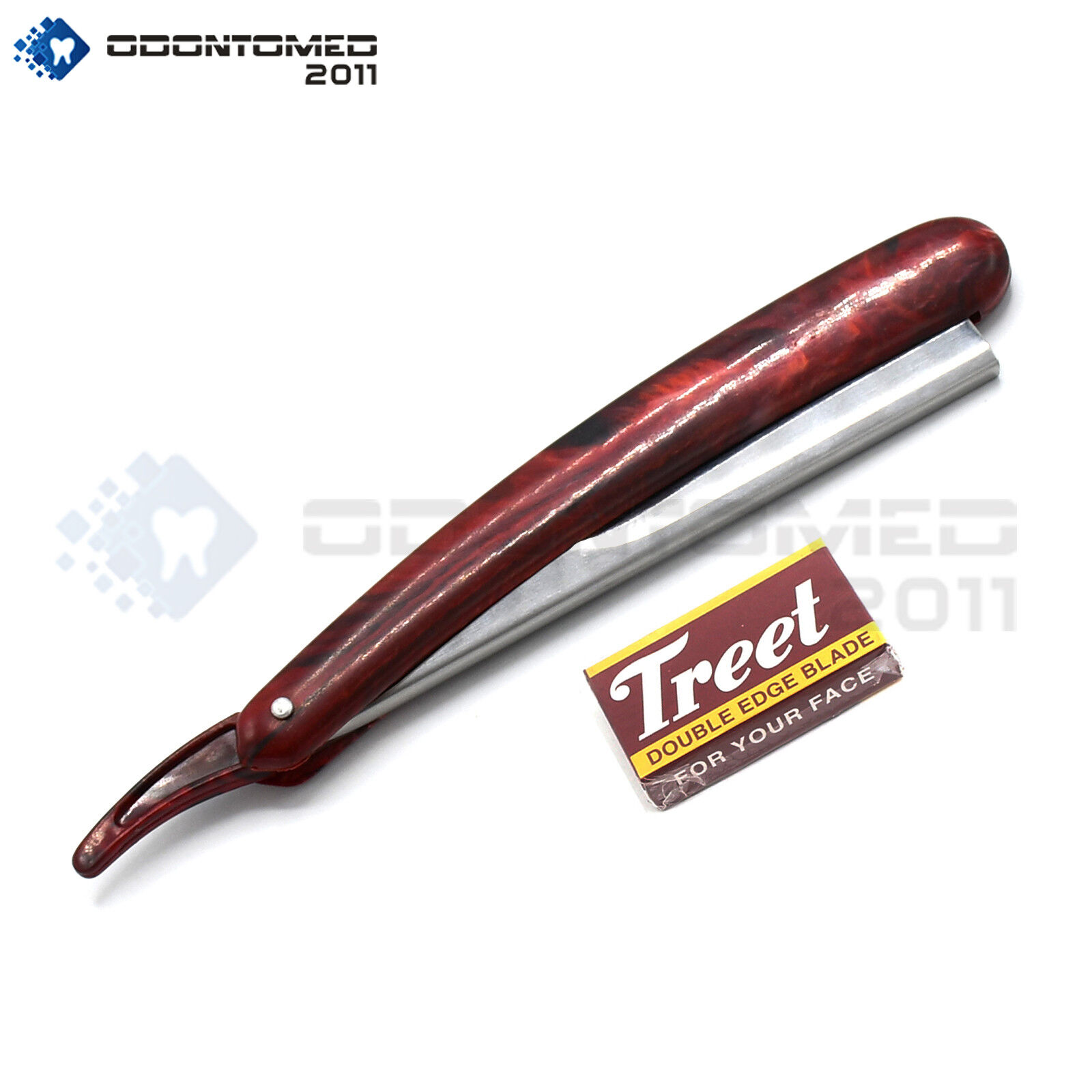 Barber-Salon-Straight-Cut-Throat-Shaving-Razor-10-Free-Blades-BTS-185-123628483394