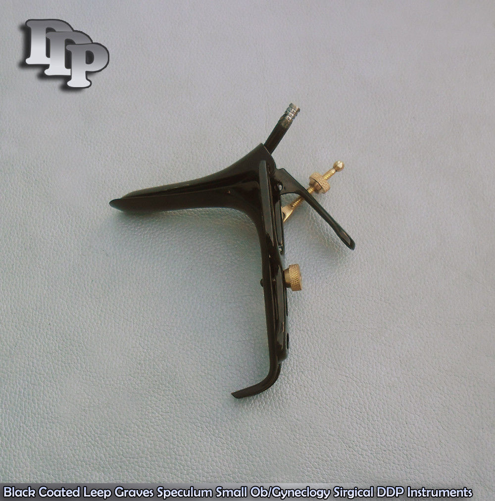 Black-Coated-Leep-Graves-Speculum-Small-Ob-Gyneclogy-Surgical-Instruments-121273039224-2