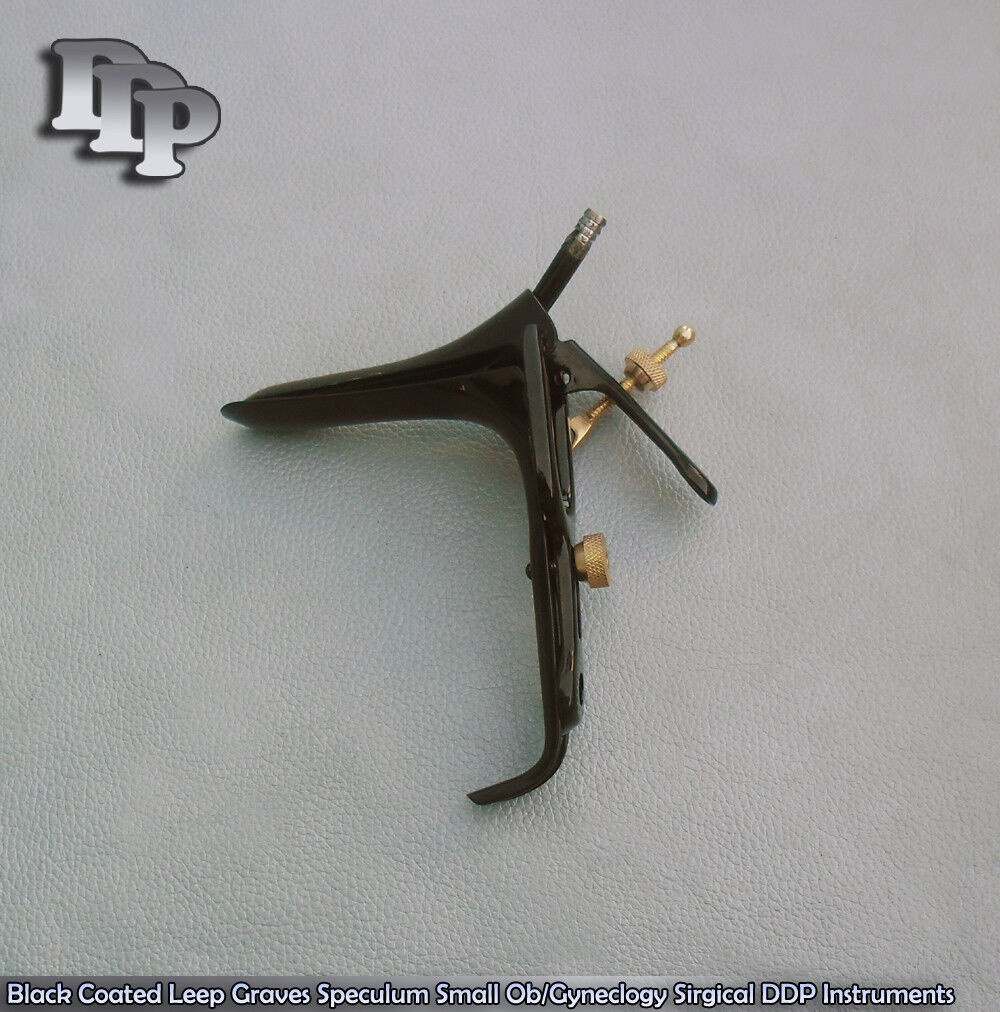 Black-Coated-Leep-Graves-Speculum-Small-Ob-Gyneclogy-Surgical-Instruments-121273039224