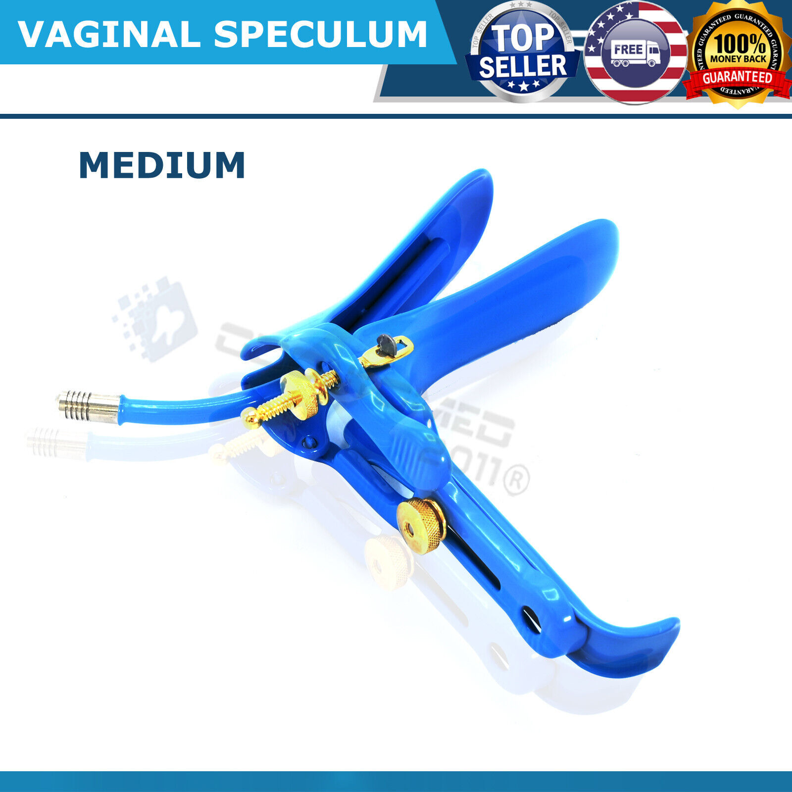 Blue-Coated-LLETZ-LEEP-Pederson-Vaginal-Speculum-MEDIUM-OBGYN-Instruments-134342756174