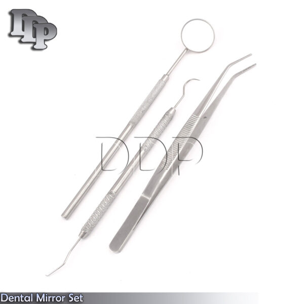 Dental Tartar Calculus Plaque Remover, Tooth Scraper, Dental Mirror Set PR-0022