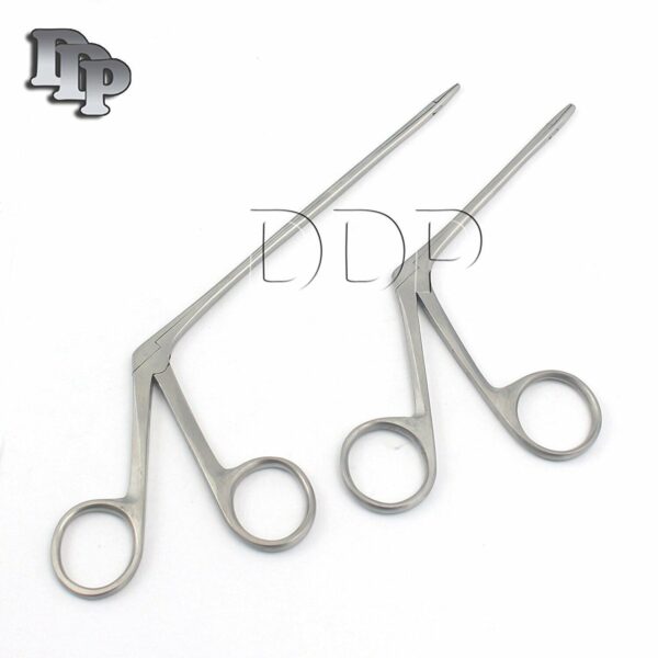 Ear ENT Forceps Alligators 3.3" & 8" Surgical Serrated 2 Pcs Instruments