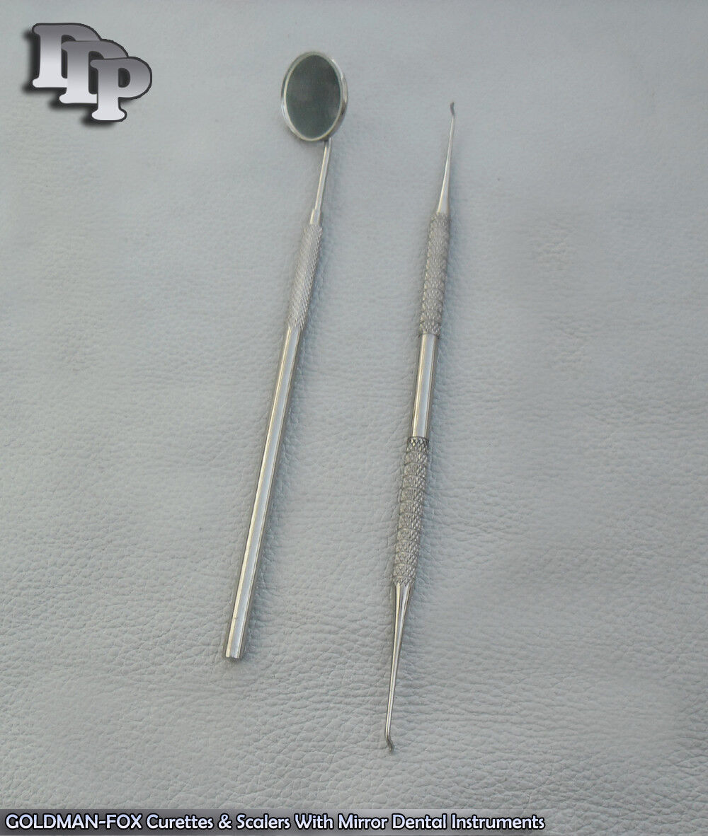 GOLDMAN-FOX-Curettes-Scalers-With-Mirror-Dental-InstrumentPr-167-111216031034