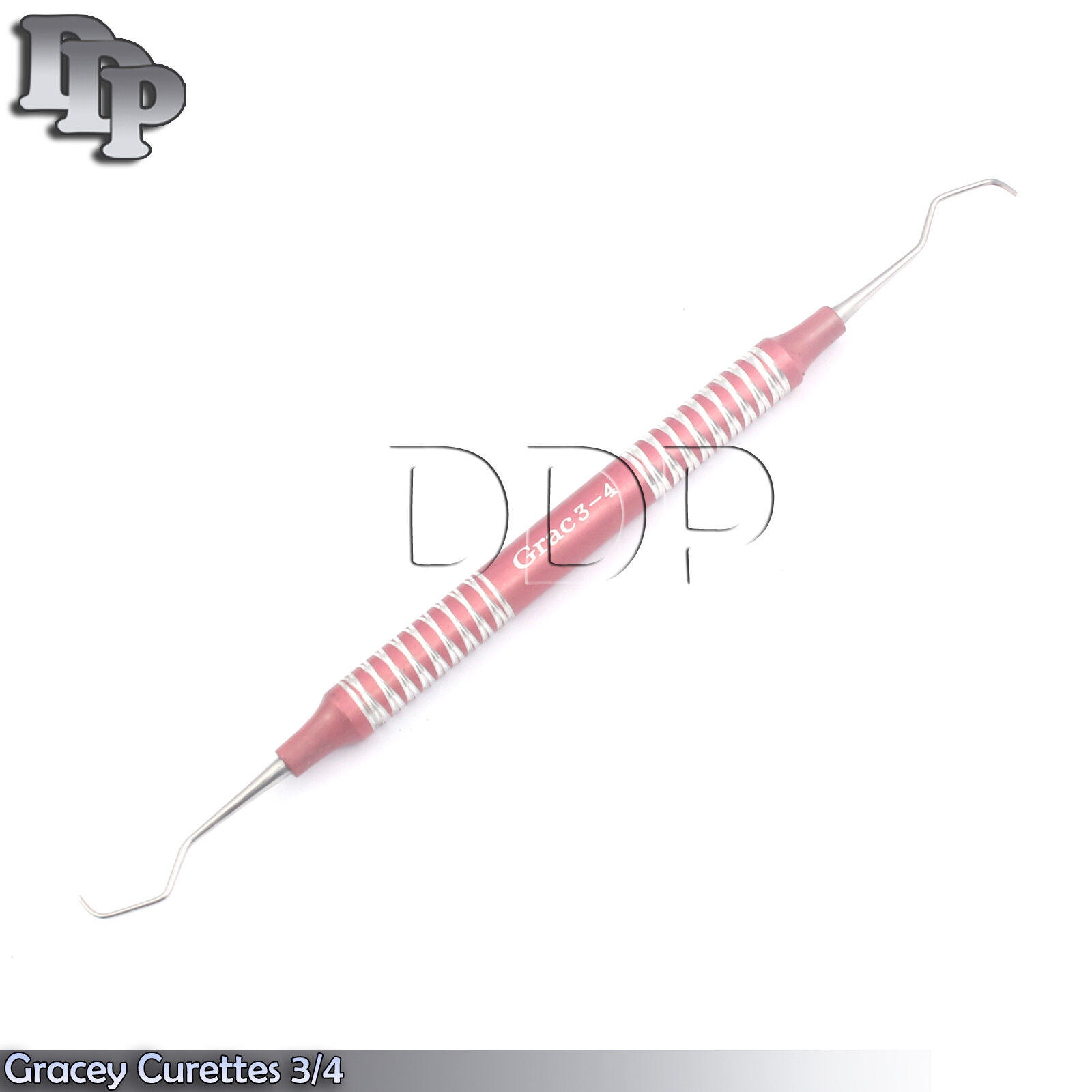 Gracey-Curettes-34-Periodontal-Dental-Scalers-Color-Handle-Pink-132522403644