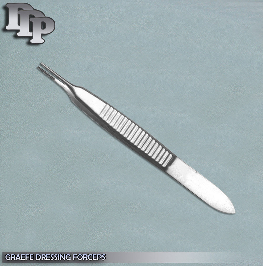 Graefe-Forceps-Dressing-Opthalmic-Surgical-Instrument-Serrated-Straight-3-111432962484-2